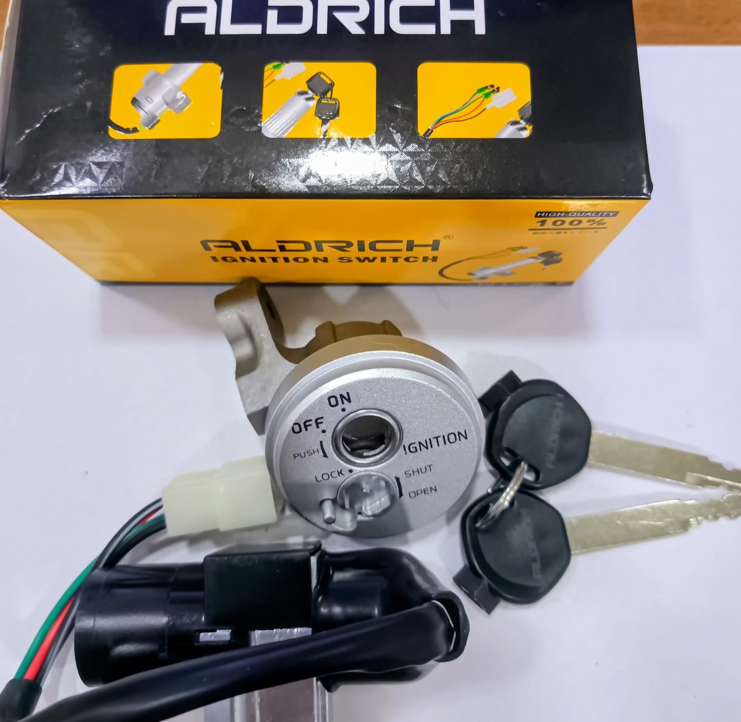 LLAVE DE TAMBOR CONTACTO GILERA SMASH R - REVO (4 CABLES)